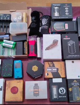 Verdampfer/E Zigaretten/E Shisha/ Vapes/ Akkuträger/ Sammlung/ Konvolut/Zubehör - Weimar