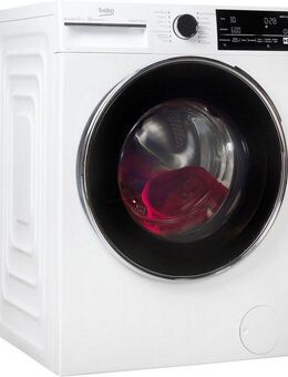 BEKO Waschmaschine B5WFT78410W 7178551900, 8 kg, 1400 U/min, Dank SteamCure beseitigt Dampf Flecken und reduziert Falten