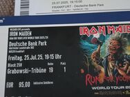 1 Ticket Iron Maiden Konzert Frankfurt - Mörfelden-Walldorf