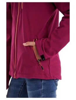 Killtec Softshelljacke Girls Softshelljacke Wasserabweisend, verstellbare Kapuze u Ärmel, Fleece-Innenfutter