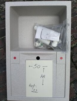 Granitspüle in beige/grau mit Zubehör - unbenutzt - Köln