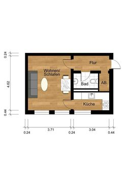 Energetisch Sanierte 1. Zimmer Wohnung an der Nordsee - Cuxhaven