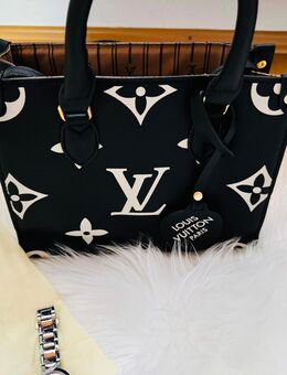 On-the-Go PM Handtasche aus zweifarbigem Monogram Empreinte von Louis Vuitton - Homburg Zentrum