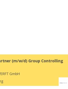 Business Partner (m/w/d) Group Controlling - Papenburg