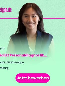 Spezialist (m/w/d) Personaldiagnostik & Führungskräfteentwicklung - Hamburg