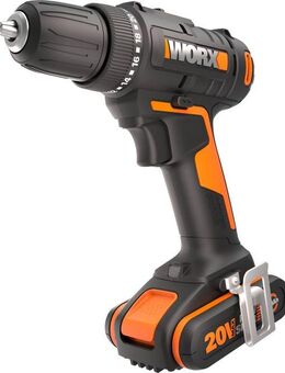 Worx Akku-Bohrschrauber WX100, max. 1600 U/min, (Set), zum Bohren & Schrauben, 20+1 Drehmoment, inkl. Akku & Ladegerät