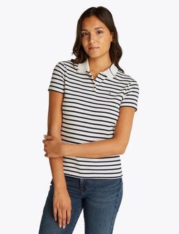 Tommy Jeans Poloshirt TJW SLIM ESSENTIAL POLO SS mit Logostickerei