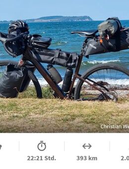 Übernachtung Bikepacking Kiel Warnemünde - Erfurt