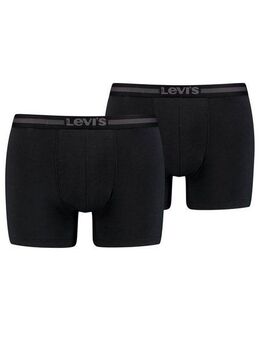 Levi's® Boxershorts LEVIS MEN TENCEL BOXER BRIEF 2P (Packung, 2-St., 2er Pack) mit breitem Logobund