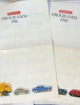 Wiking Katalog Programm 1986 und 1988 auch für Sammler - Amberg