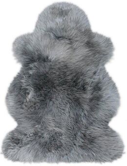 Heitmann Felle Fellteppich Lammfell farbig - Premium Qualität, fellförmig, Höhe: 70 mm, echtes Austral. Lammfell, besonders dicht & weich, Wohnzimmer