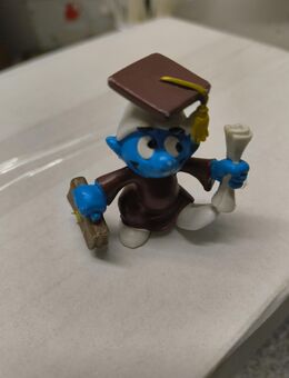 Gelehrter Schlumpf mit Examen - Hemsbach