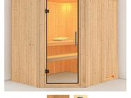 Karibu Sauna Siirin, BxTxH: 196 x 170 x 198 cm, 68 mm, (Set) ohne Ofen