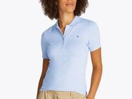 Tommy Hilfiger Poloshirt 1985 Slim Fit Pique Premium mit Logostickerei, mit Seitenschlitzen