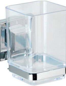 WENKO Zahnputzbecher Quadro, Vacuum-Loc®