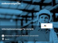 Informationsmanager*in (m/w/d) - Bonn