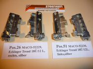 MACO-Ecklager Trend 18Ü/12L,rechts+links,silber,52229+52230,neu - Ritterhude