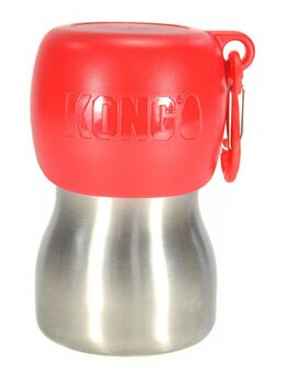 KONG H2O Edelstahlflasche - ca. 270 ml (rot)
