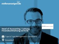 Head of Accounting / Leitung Finanzbuchhaltung (w/m/d) - Düsseldorf
