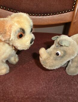 STEIFF Bernhardiner BERNIE und Nashorn NOSY/ 60er Jahre - Duisburg