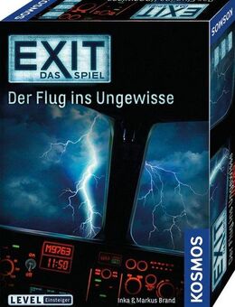 Kosmos Spiel EXIT, Der Flug ins Ungewisse, Rätselspiel, Made in Germany
