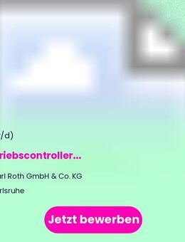 Vertriebscontroller (m/w/d) - Karlsruhe
