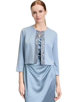 Vera Mont Jackenblazer Vera Mont Damen Blazer-Jacke mit Glanzeffekt Materialmix