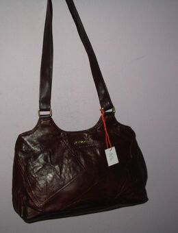 STE-24,Handtasche, STEFANO, Schultertasche, Braun, NEU, new, handbag, Patchwork-Leder - Lübeck