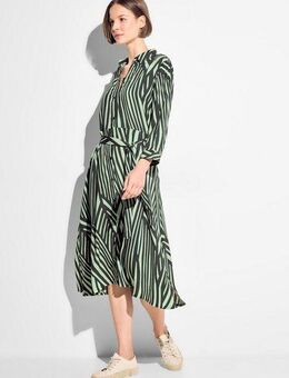 CECIL Midikleid mit Bindegürtel zum Taillieren