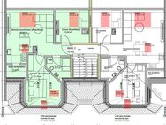 Dachgeschosswohnung, provisionsfrei, Erstbezug Grundriss kann verändert werden. - Augsburg
