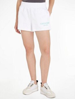 Calvin Klein Jeans Sweatshorts STACKED INSTITUTIONAL SHORTS mit Logoschriftzug
