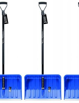 #SALE# 5x Schneeräumer Schneeschieber blau Schneeschaufel Set - Wuppertal
