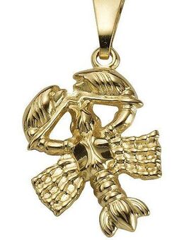 Firetti Sternzeichenanhänger Schmuck Geschenk Gold 333 Halsschmuck Anhänger Halskette Sternzeichen