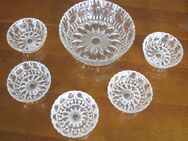 Glasschalen-Set~Glas~6-tlg.~Pudding-Service~Schalen~Dekor - Bad Sassendorf