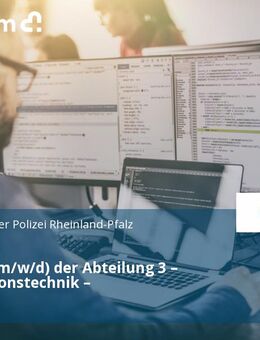 Leiter IT (m/w/d) der Abteilung 3 – Informationstechnik – - Bärenbach (Landkreis Rhein-Hunsrück-Kreis)