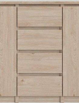 INOSIGN Kommode Naia, Sideboard, 4 Schubladen, 2 Türen, Aufbewahrung, grifflose Front, Mit Einlegeböden, modern, skandinavisches Design, in mehrere Farben