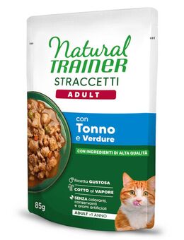 Natural Trainer zum Sonderpreis! - 44 x 85 g Straccetti Adult Streifen in Soße Thunfisch