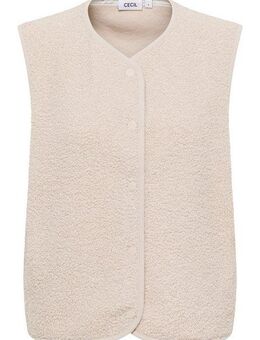 CECIL Fellimitatweste perfekter Begleiter für die Übergangszeit casual, unifarben, bequem
