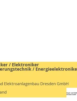Mechatroniker / Elektroniker Automatisierungstechnik / Energieelektroniker (m/w/d) - Berlin Mitte