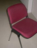 Büro 4 Stück Giroflex Büro Beistellstühle für Konferenz - usw....... lila Bordeaux rot gut erhalten. in 8600