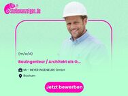 Bauingenieur / Architekt als Ober-/ Bauleiter konstruktiver Ingenieurbau (m/w/d) - Bochum
