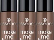 Essence Augenbrauen-Farbe make me BROW eyebrow gel mascara, 3-tlg., mit kleinen Fasern