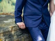 Herren Anzug Hochzeit MConcept Simmern dunkelblau Muster 48 M Digel - Hennweiler