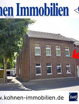 Einseitig angebautes Wohnhaus mit Charme in zentraler Lage von Breyell (Teilvermietet) - Nettetal