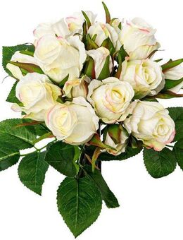 Kunstblumenstrauß Rosenbouquet Bouquet, Creativ green, Höhe 29 cm