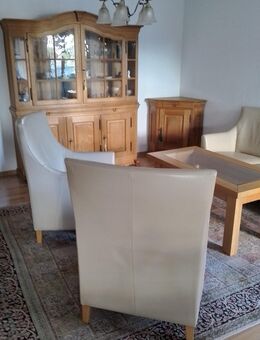 Wohnzimmermöbel u. GEPADE Ledersitzgarnitur - Schmelz