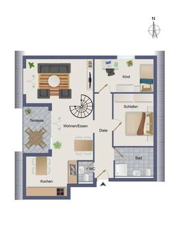 URBAN LIVING - Wohnen in der Karlsvorstadt in Öhringen Studiowohnung Nr. 5 im Haus A - Öhringen