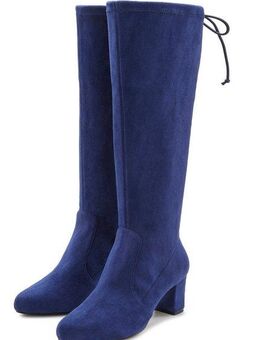 LASCANA Schlupfstiefel Schlupfboots, Slouchy Boots, Slip-On, Stretch & Blockabsatz