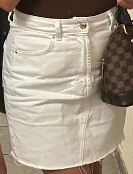 Jeans Rock in weiß - Bochum