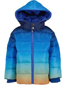 Blue Seven Steppjacke toller Farbverlauf, abnehmbarer Kapuze, teilweise mit Fleecefutter